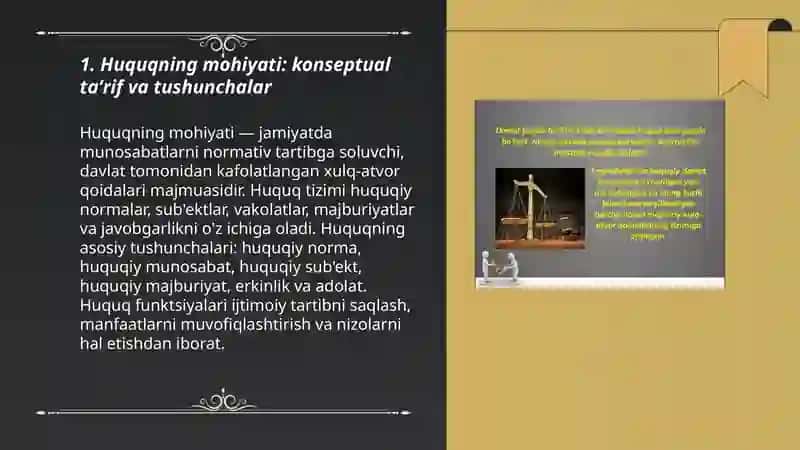 Huquqning mohiyati huquqning tabiatini anglash 3