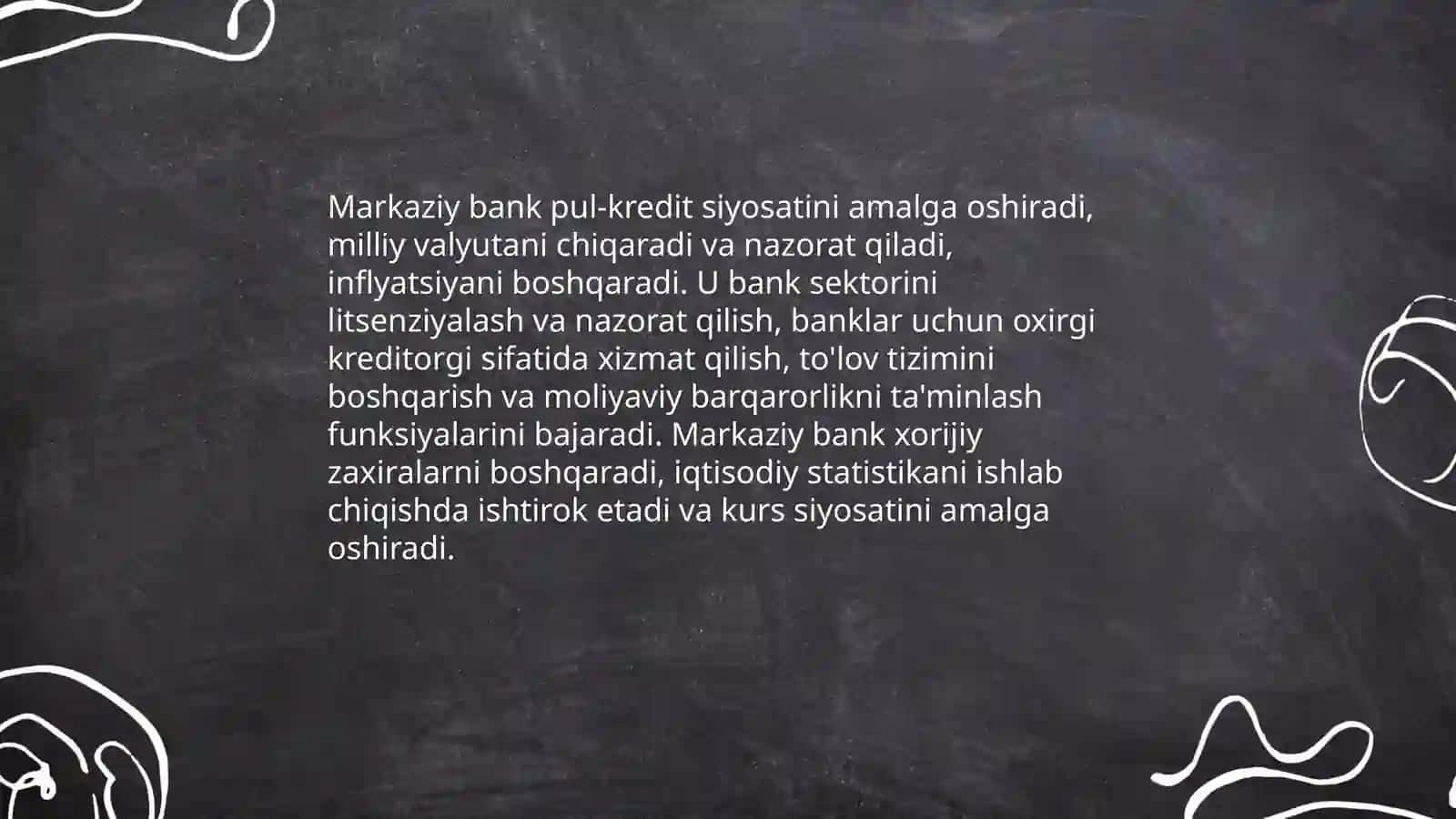 Moliya tizimining bo'g'inlari 3