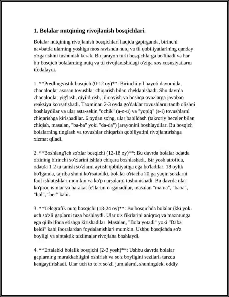 BOLALAR NUTQI RIVOJLANISHINING O'ZIGA XOS XUSUSIYATLARI VA BOSQICHLAR 3