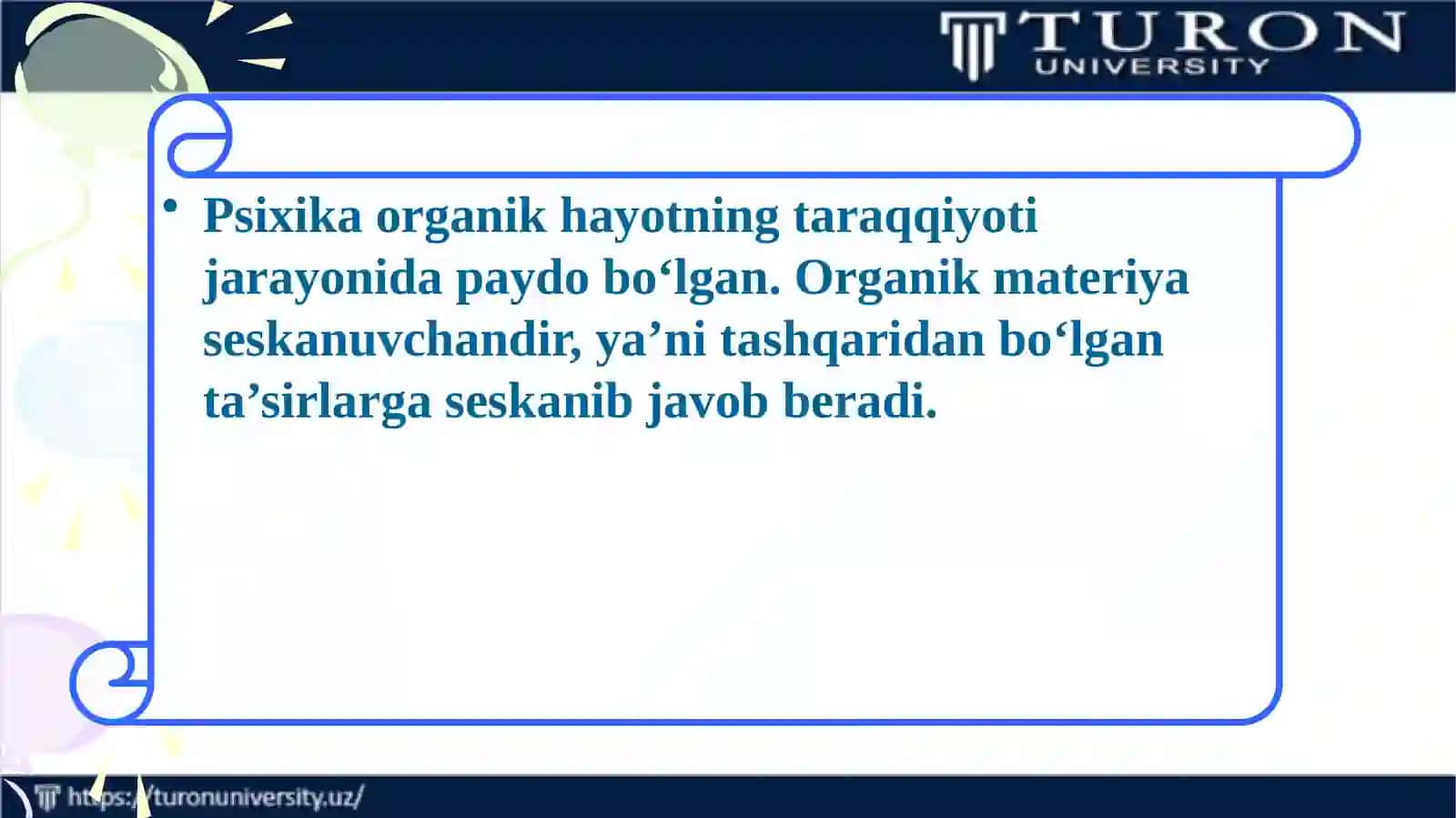 PSIXIKA VA ONGNING FILOGENETIK TARAQQIYOTI 3