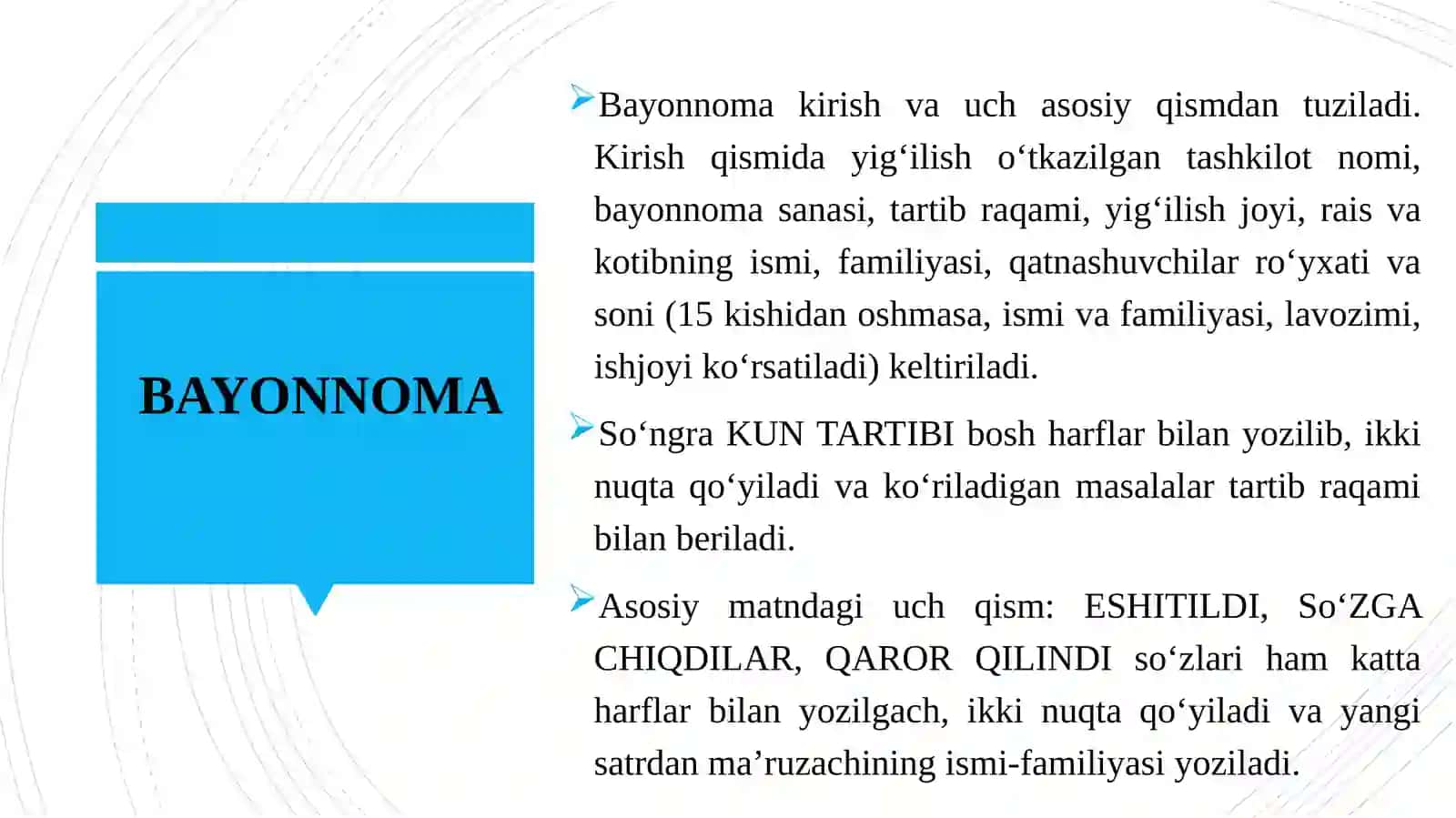 Bayonnoma yozish tartibi 3