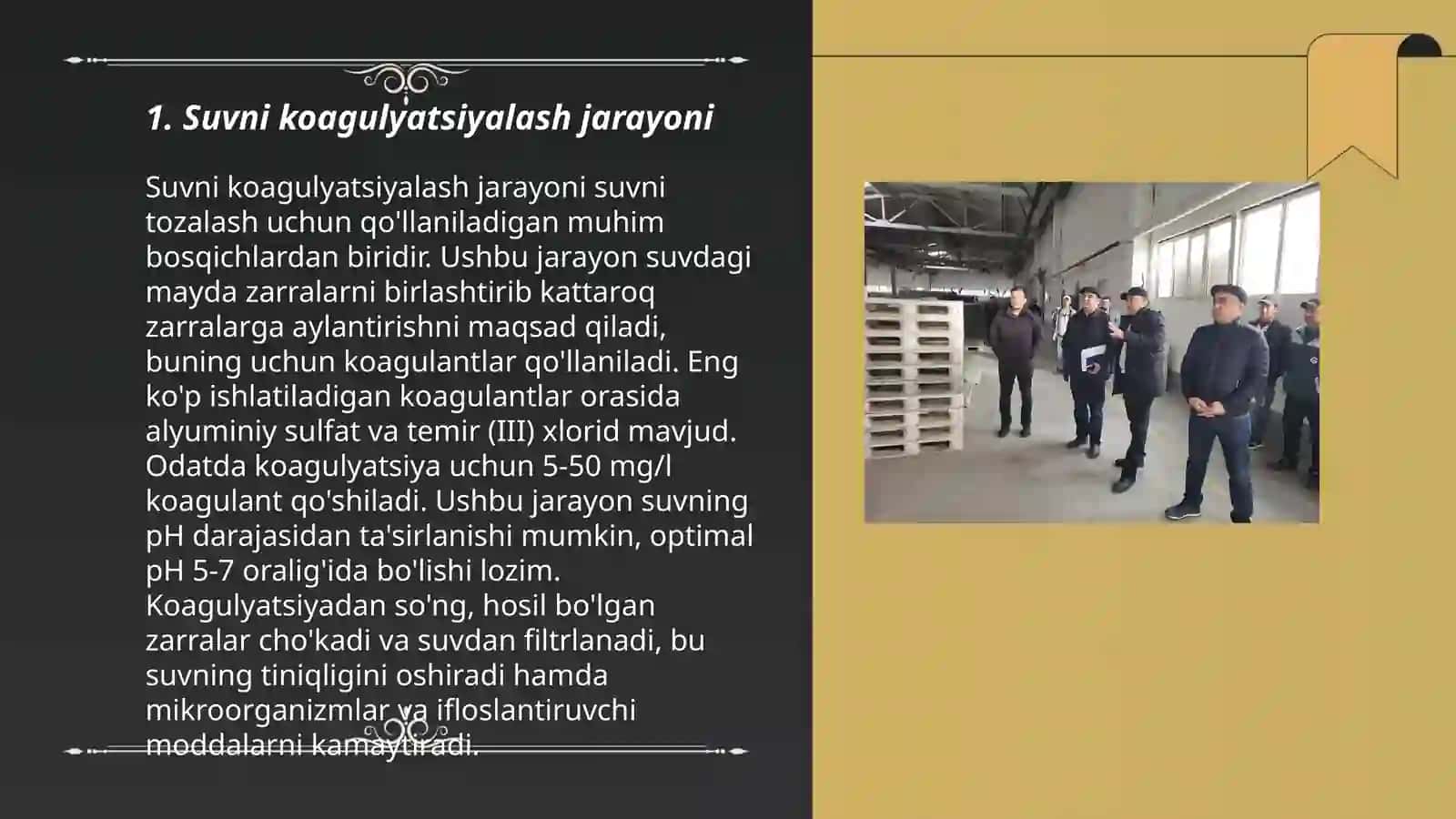 Suvni koagulyatsiyalash 3