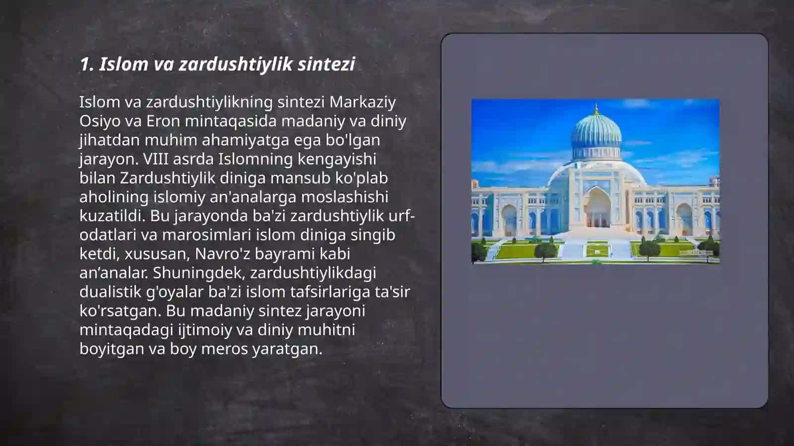Islom va boshqa diniy aqidalar senkiretlashuvi natijasida shakllangan diniy taʼlimotlar tarixi 3