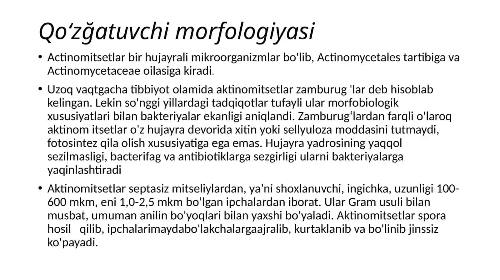 Havotomchi infeksiya qoʻzğatuvchilari 3
