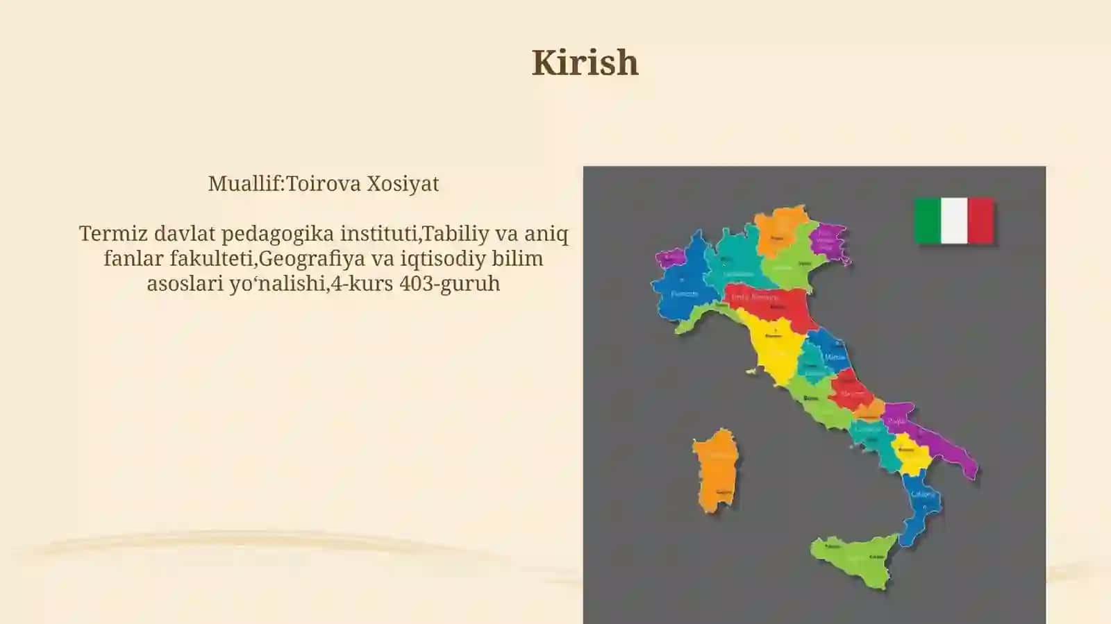Italiya hududining tarixiy-geografik xususiyatlari 3