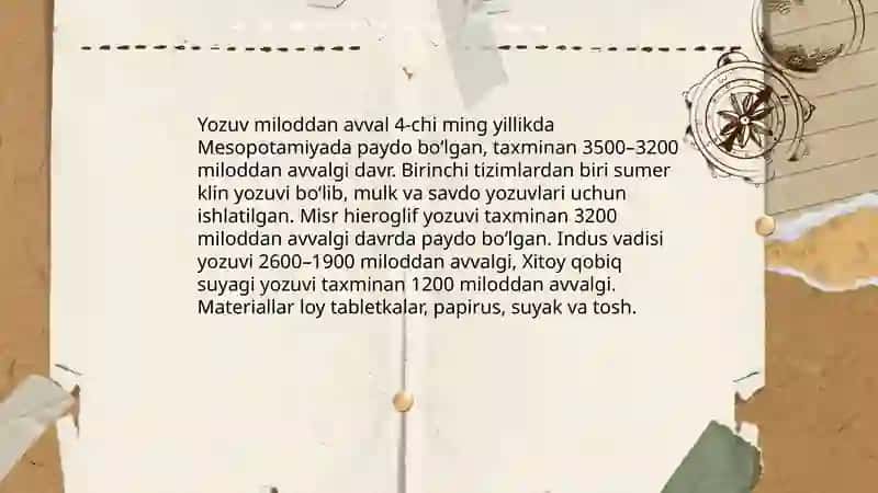 Yozuv tarixi 3