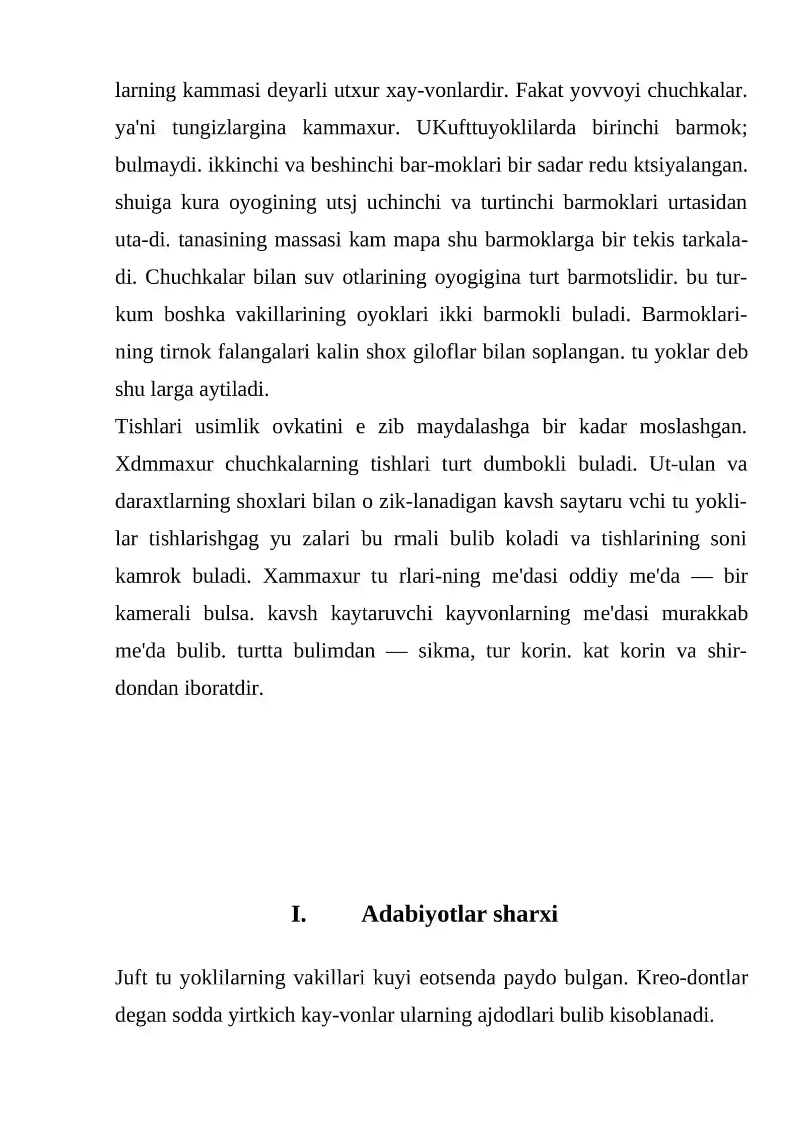 Juft tuyoqli sutemizuvchilar biologiyasi 3