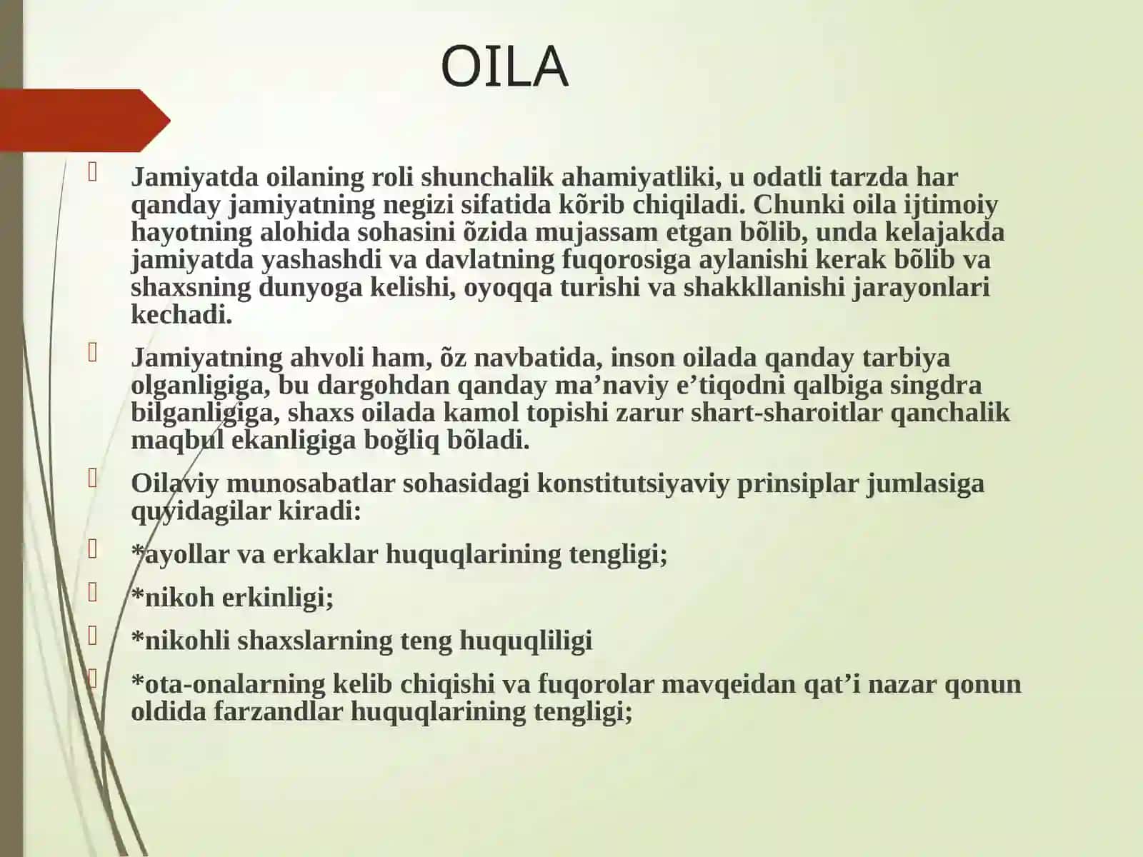 Oilaviy qadriyatlar ma’naviy madanyatning bosh omili 3