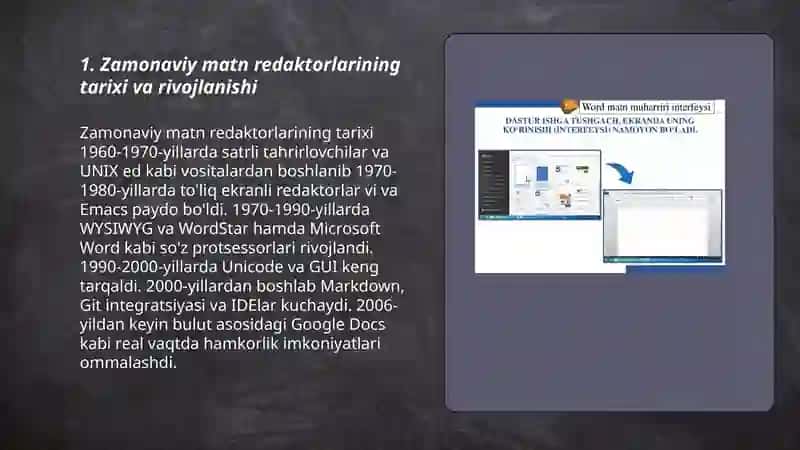 Zamonaviy matn redaktorlari 3