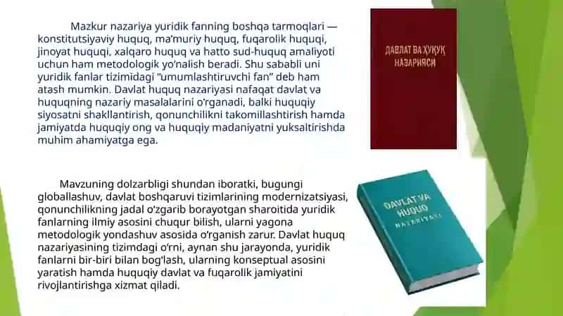 Davlat huquq nazariyasi 3