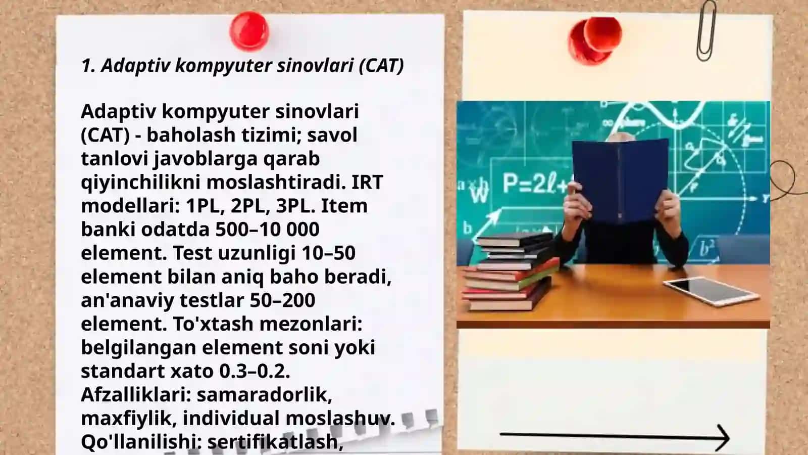 Talim oluvchilarning bilim, ko'nikma va malakalarini tashxis qilishning zamonaviy usullari 3
