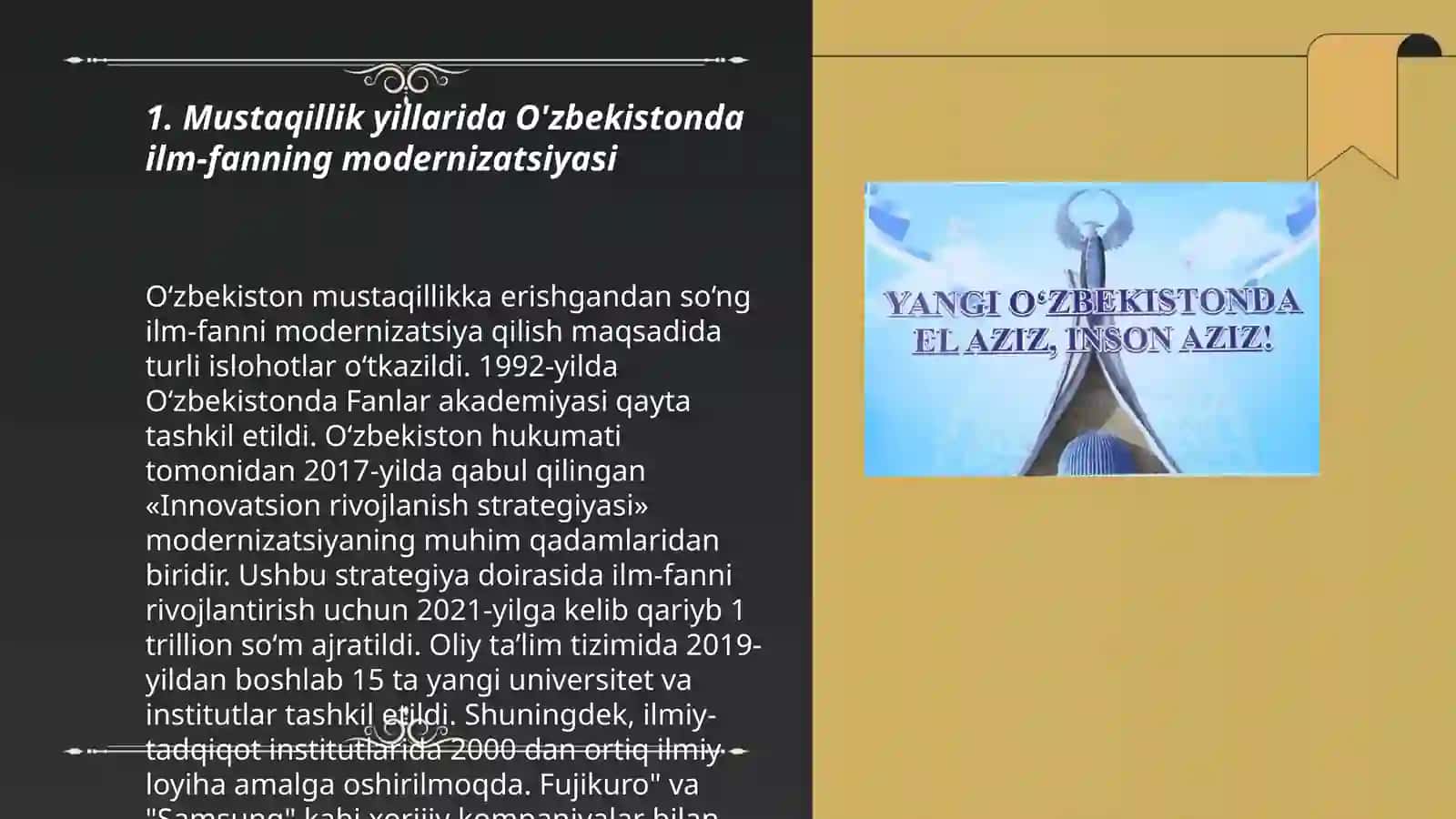 Mustaqillik Yillarida O'zbekistonda Ilm-Fanning Rivojlanishi 3