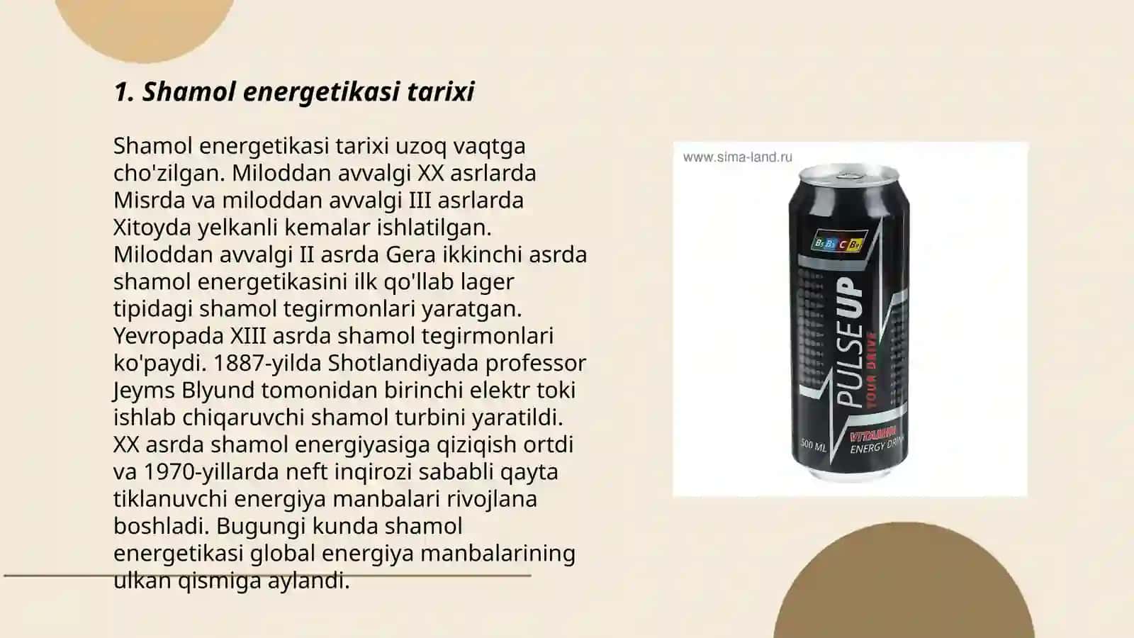Shamol energetik qurilmalari 3