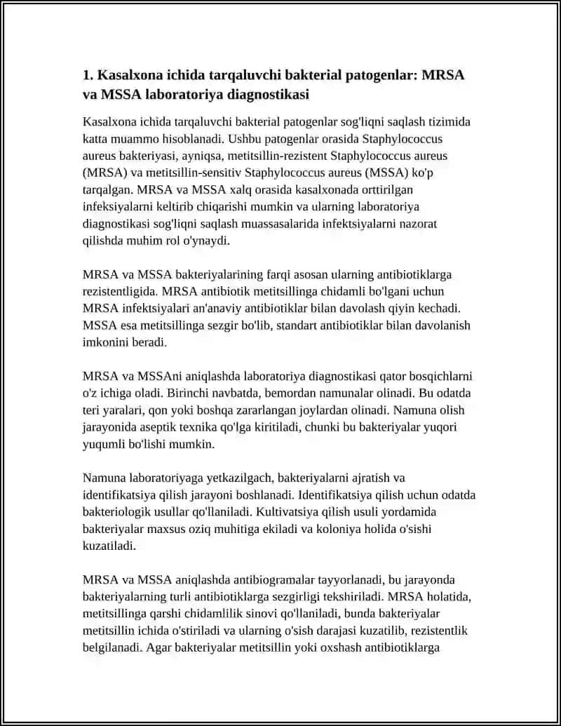 MRSA va MSSA laboratoriya diagnostikasi 3