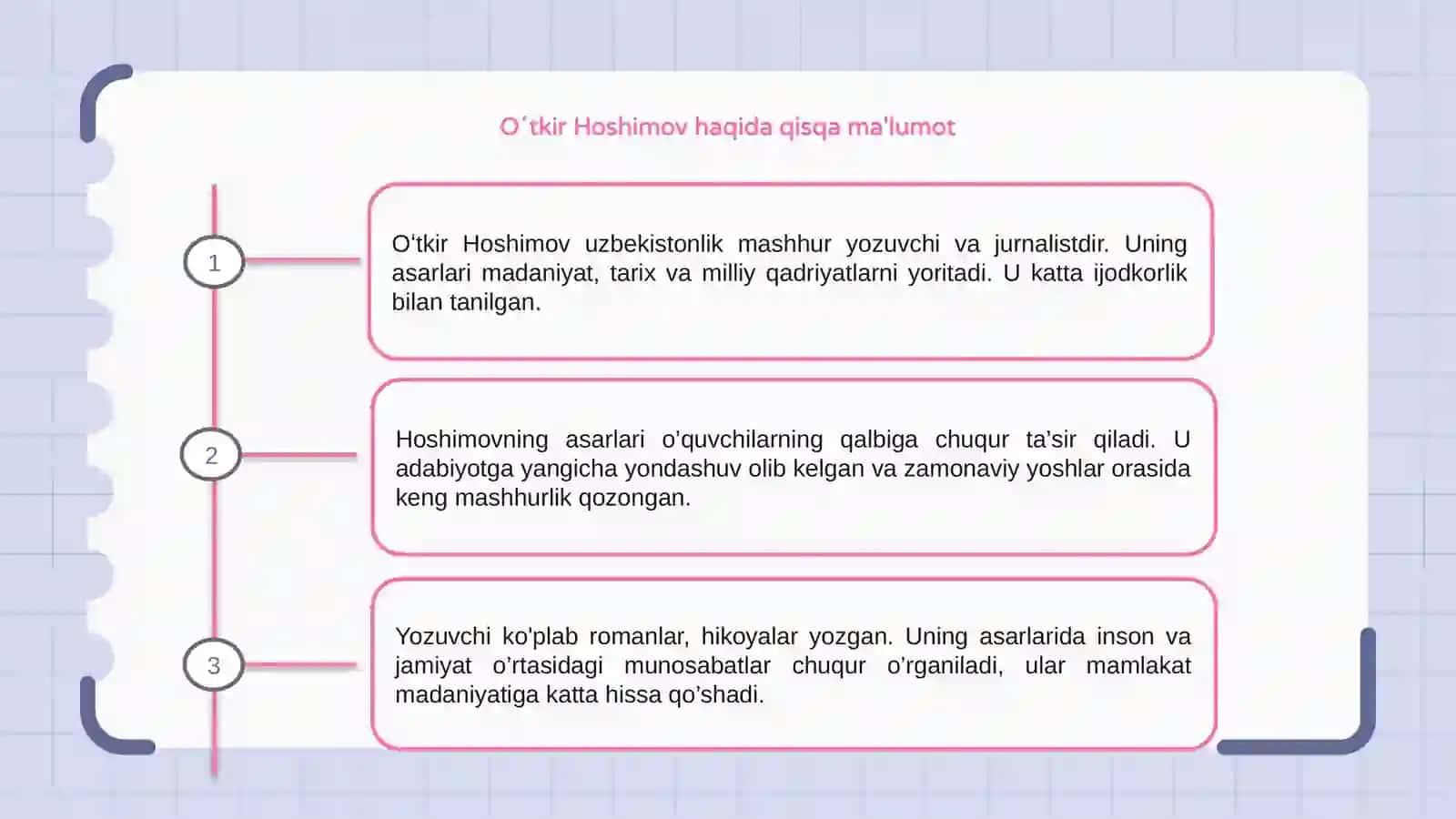 Oʻtkir Hoshimov Ôtkan kunlar 3