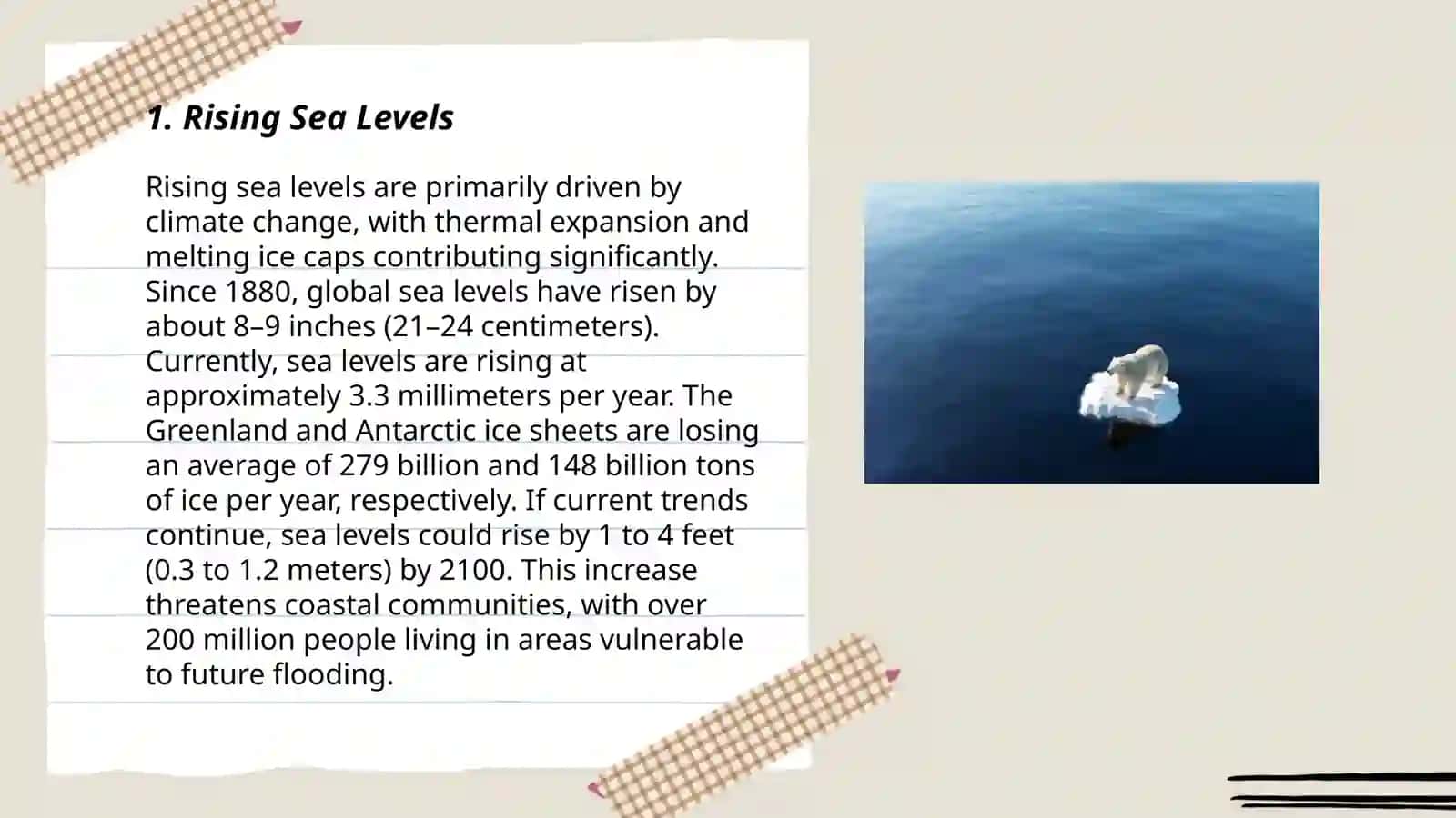 The Effects of Climate Change on Sea Levels - Safarov Anvar 3
