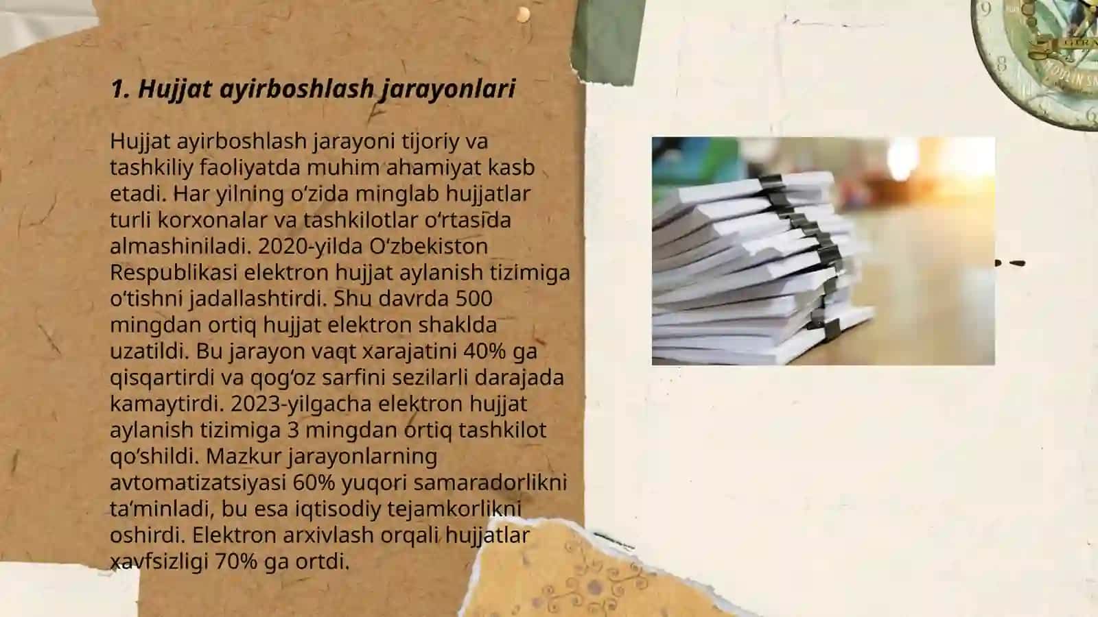 Hujjatlarning aylanishi haqida tushuncha 3