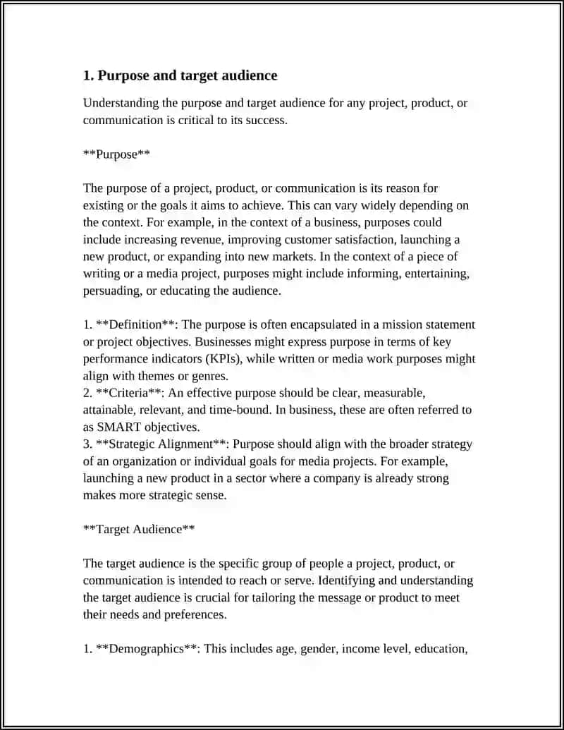 WRITE A PERSONAL PROFILE 3