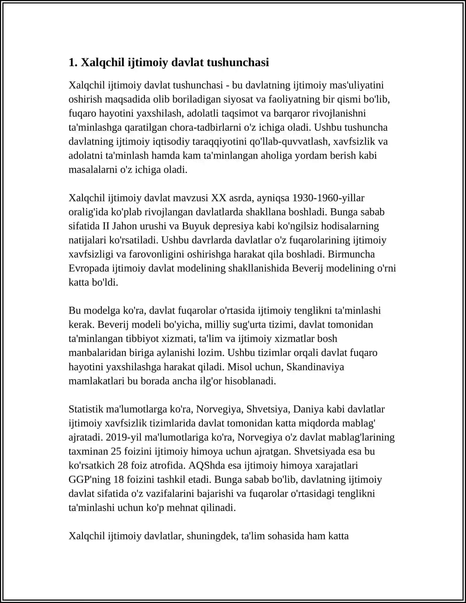 OʻZBEKISTON XALQCHIL IJTIMOIY DAVLAT GʻOYASINING TOMOYILLARI 3