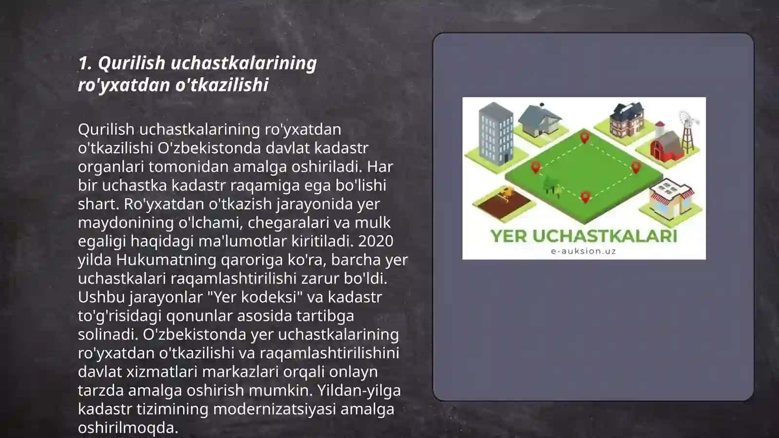 Qurilish uchastkalarini bajarish 3