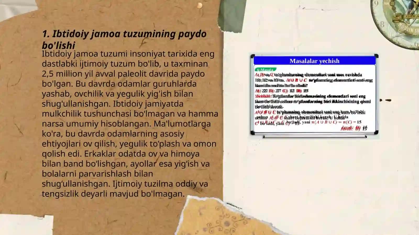 Ibtidoiy jamoa tuzumi va uning davrlashtirish masalalari 3