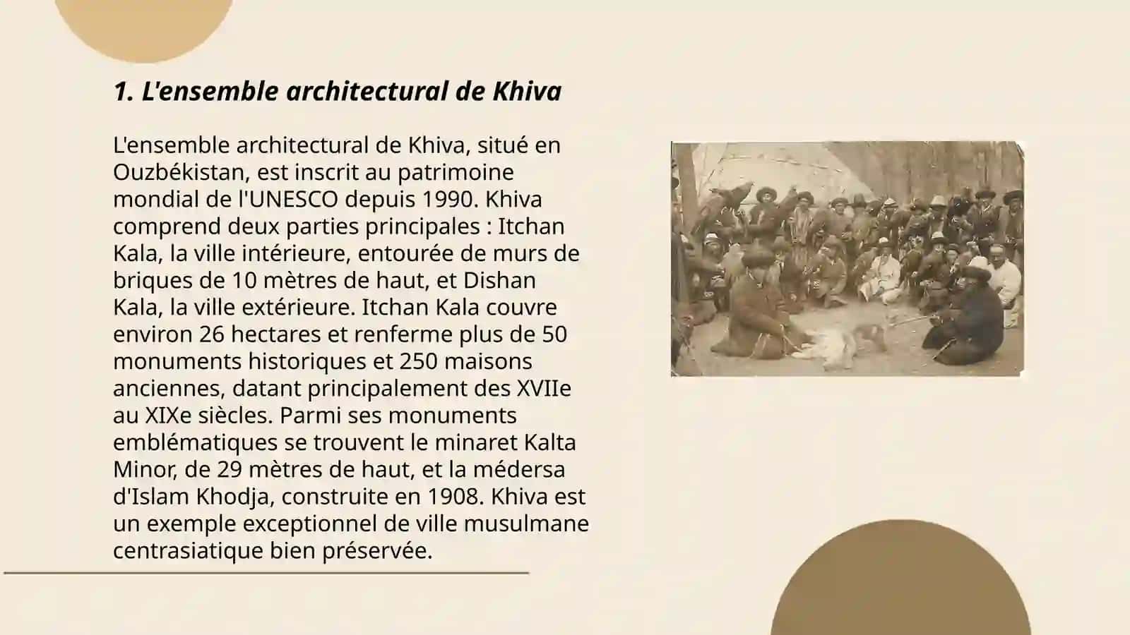 L'ensemble architectural de Khiva 3