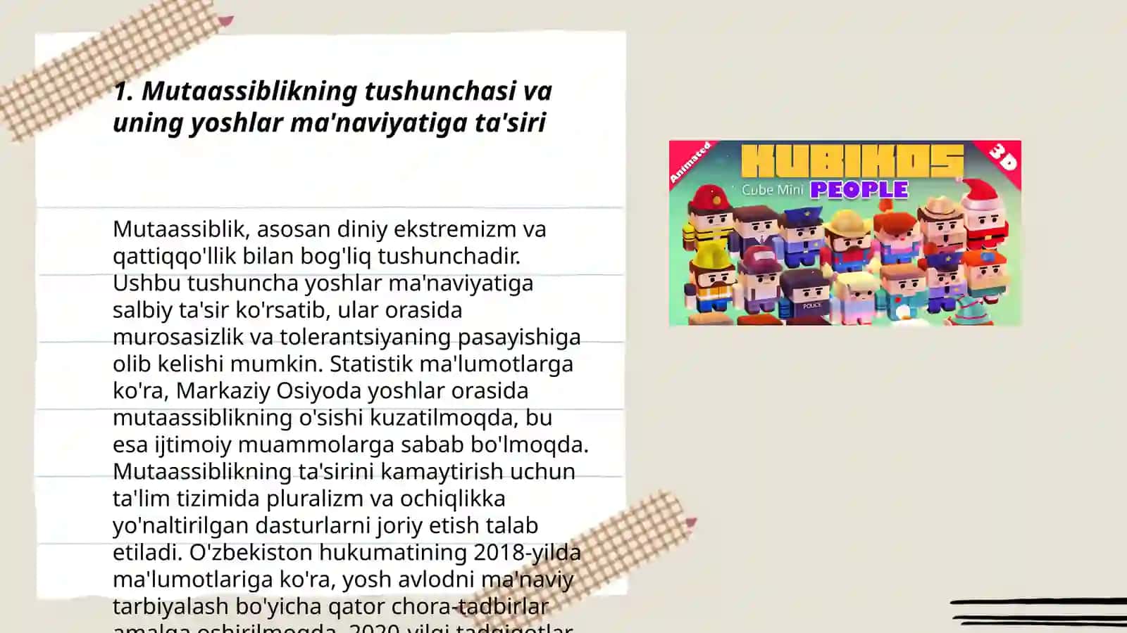 Kiber olamidagi mutaassiblikning yoshlar ma'naviyatiga xuruji va oqibatlari 3