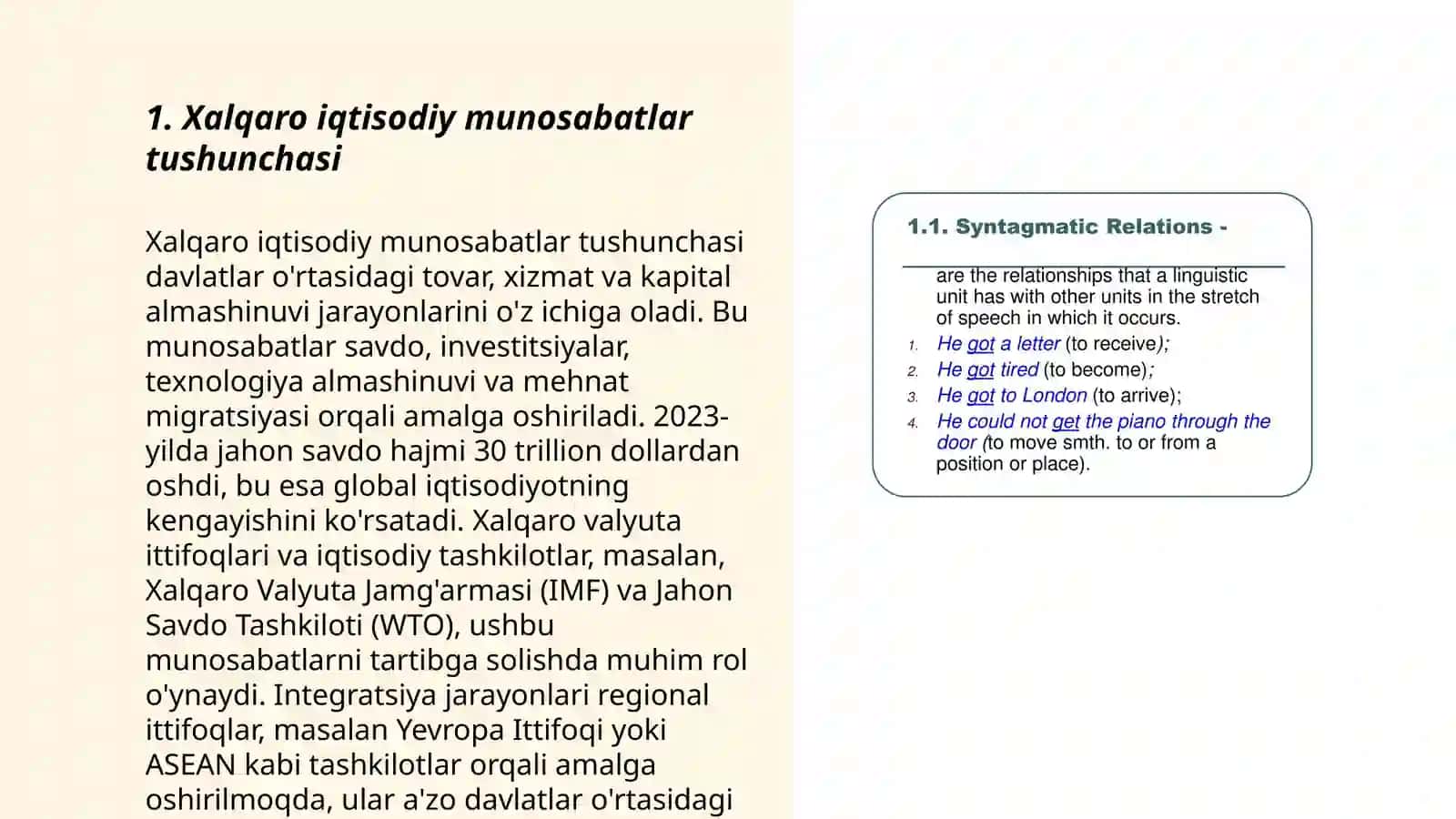Hufyona iqtisodiy munosabatlar klassifakatsiyasi va tarkibi 3