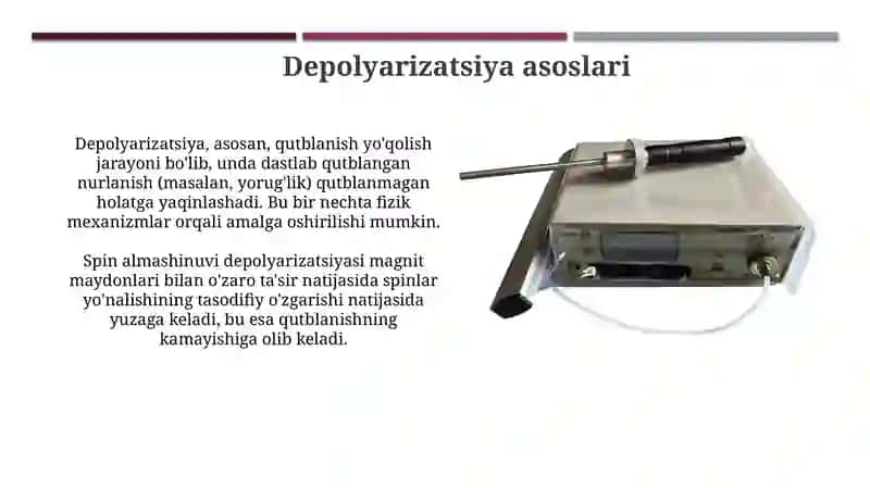 Depolyarizatsion va magnito-mexanik gazoanalizatorlar ishlashprinsipi 3