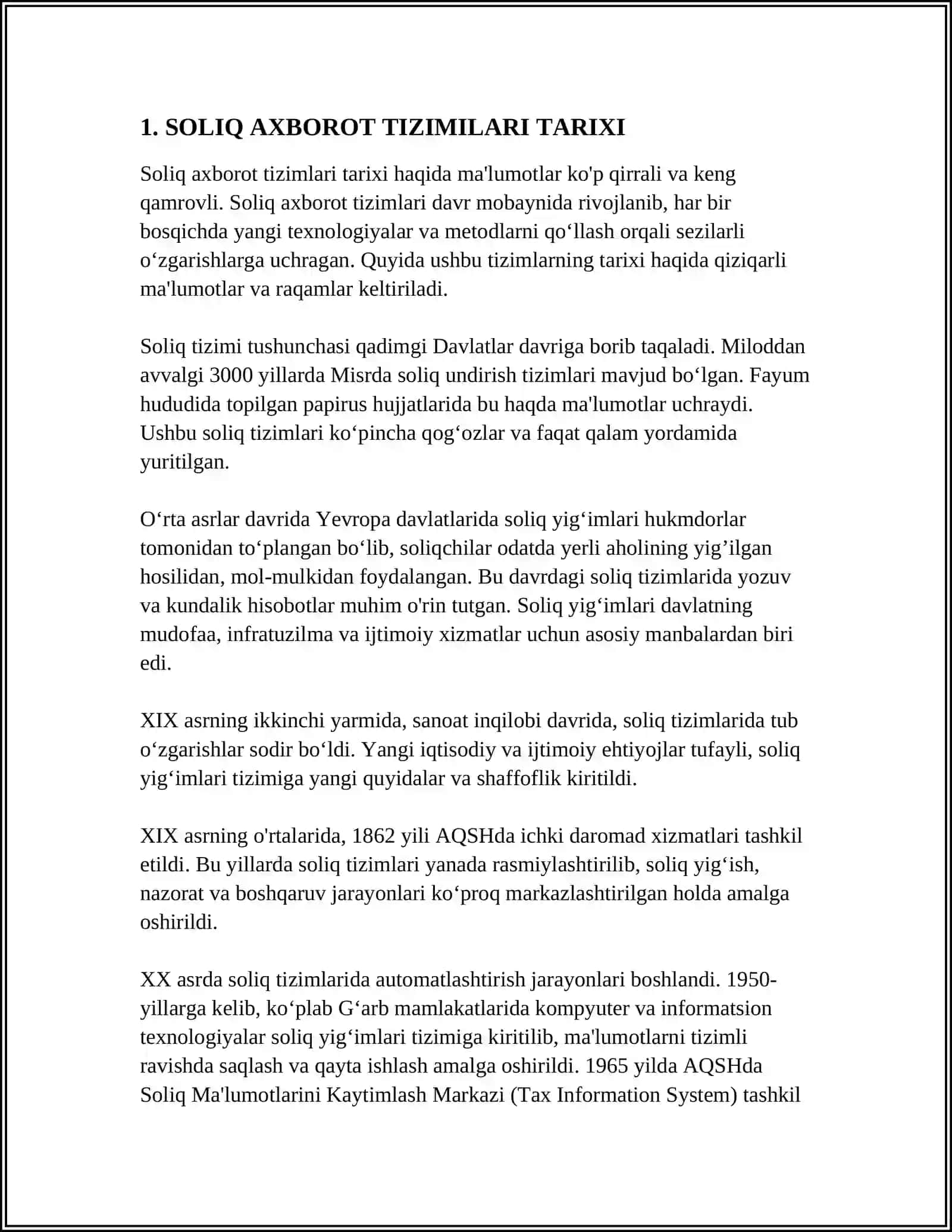 SOLIQ AXBOROT TIZIMILARI 3