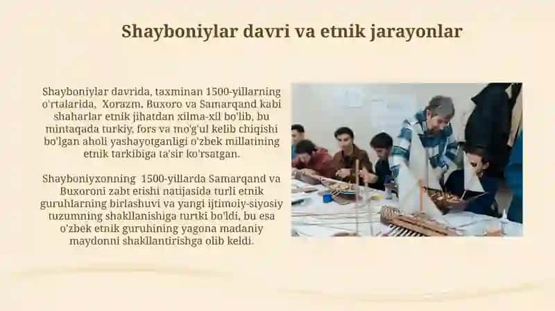 Oʻzbek xalqini shakllanish jarayoni 3