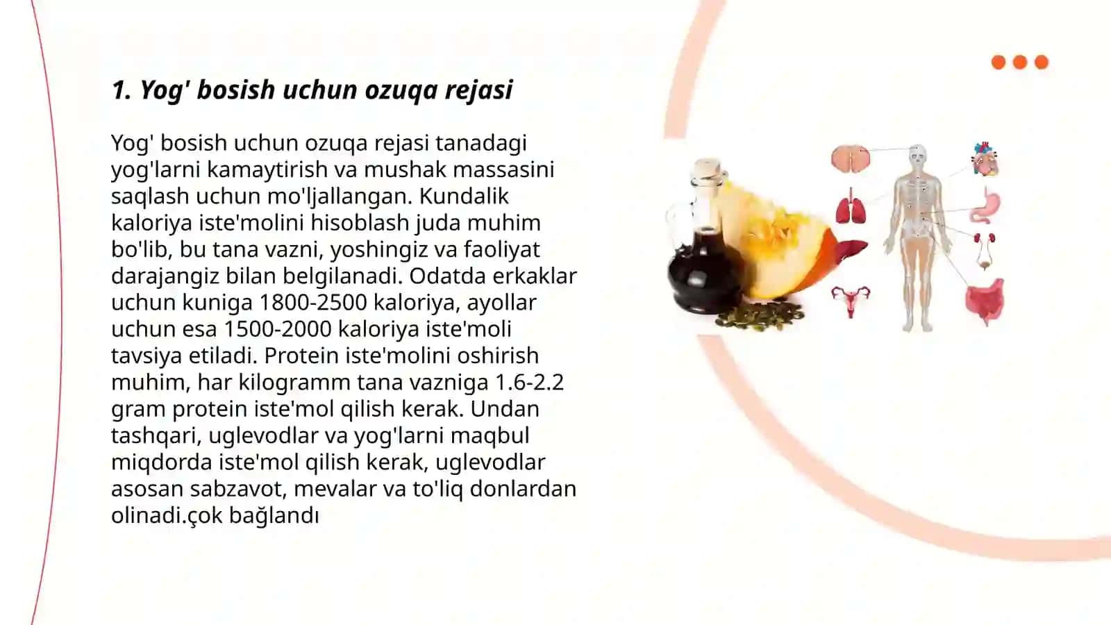 Yog' bosish, semirish 3