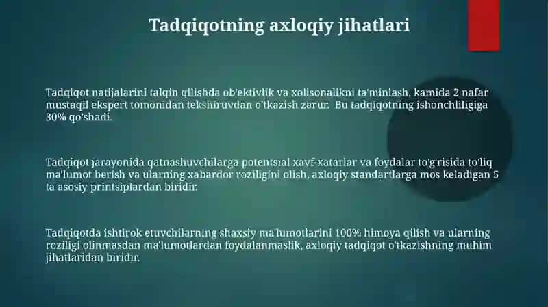 Ijtimoiy ishdagi tadqiqot tushunchasi va uning turlari 3