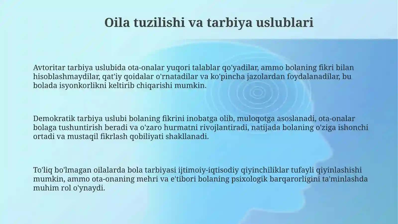 Oilatarbiyasi 3