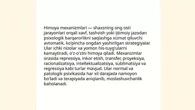 Shaxsning himoya mexanizmlari 3