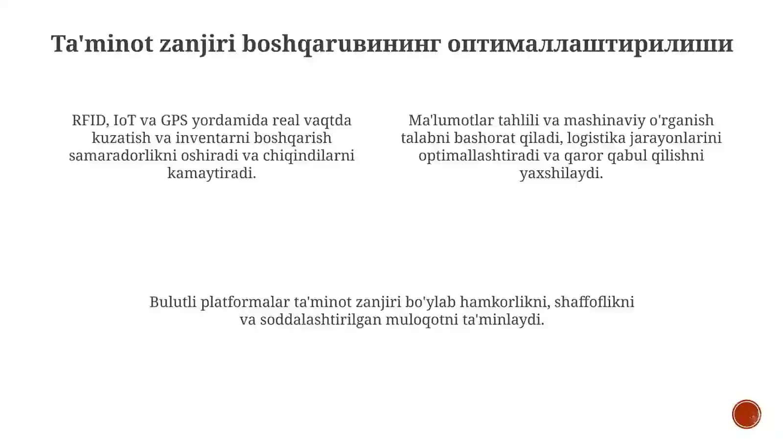 Axborottexnologiyalarining sanoat sohasida qo'llanilishi 3