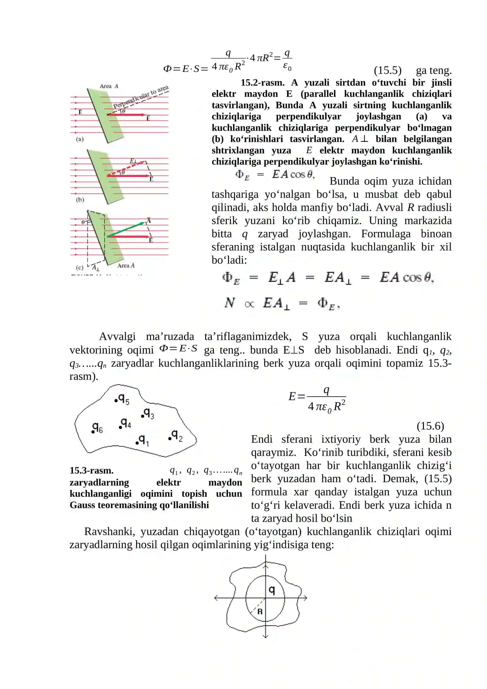 Elektrostatik maydon kuchlanganlik chiziqlari 3