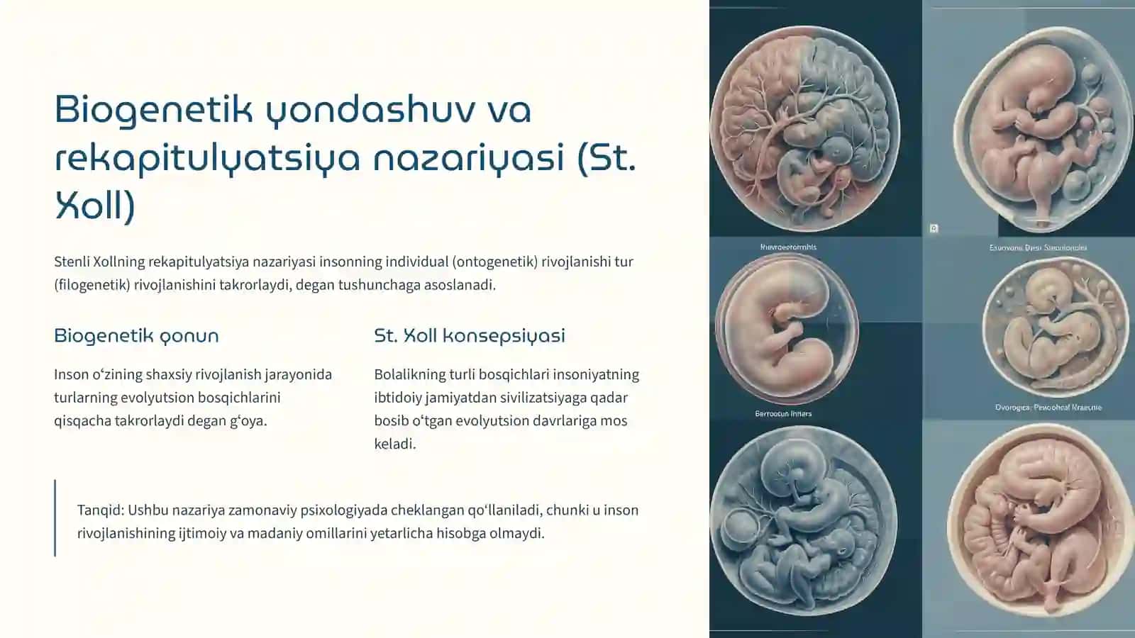 Inson psixik taraqqiyotini tushuntirishga asosiy nazariy yondashuvlar 3