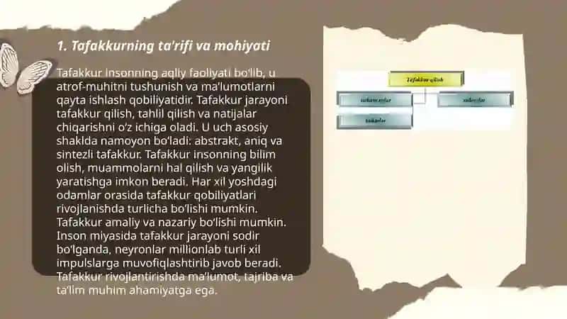Tafakkur aqliy bilish jarayoni sifatida 3