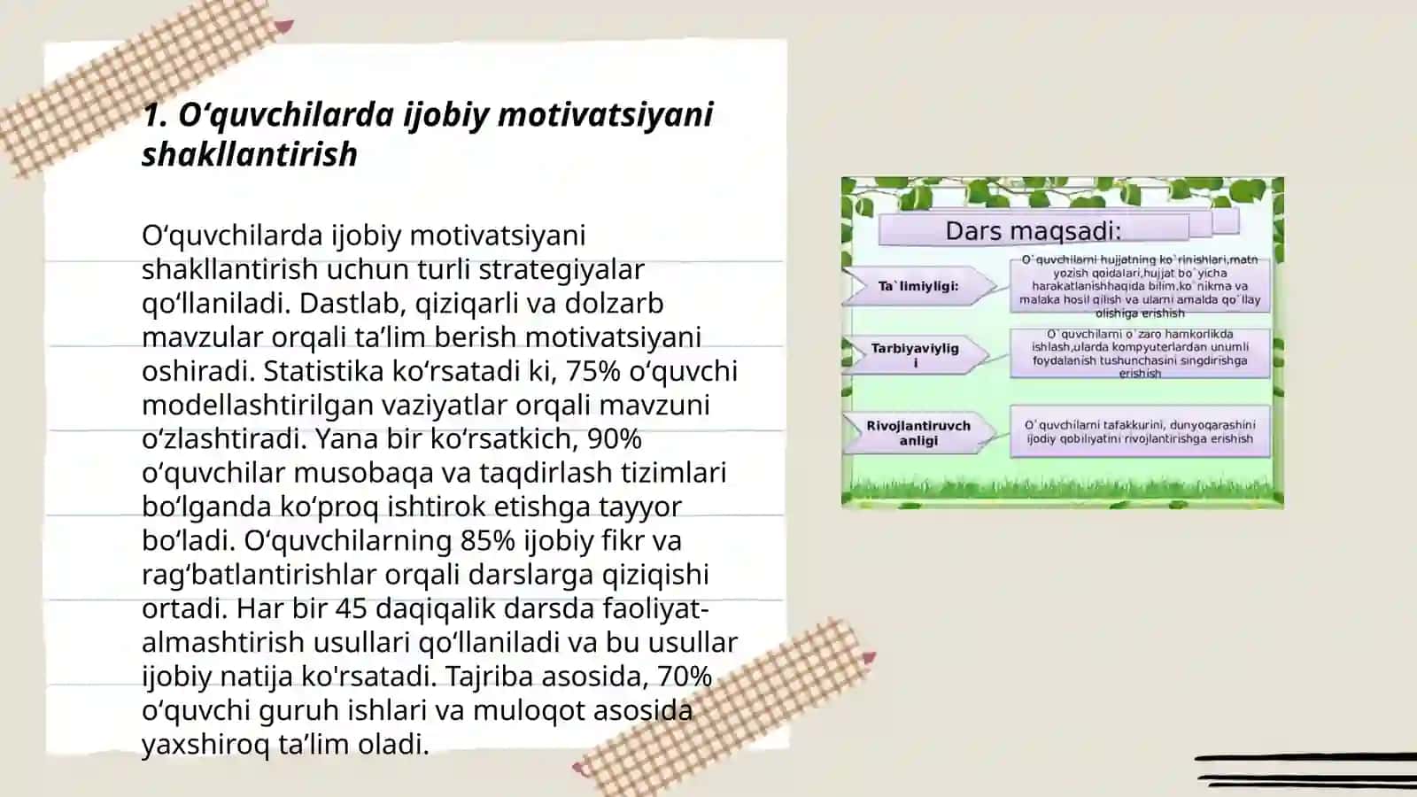 Oʻquvchilarni muvaffaqiyat-qat'iyat va mehnatga tarbiyalash 3