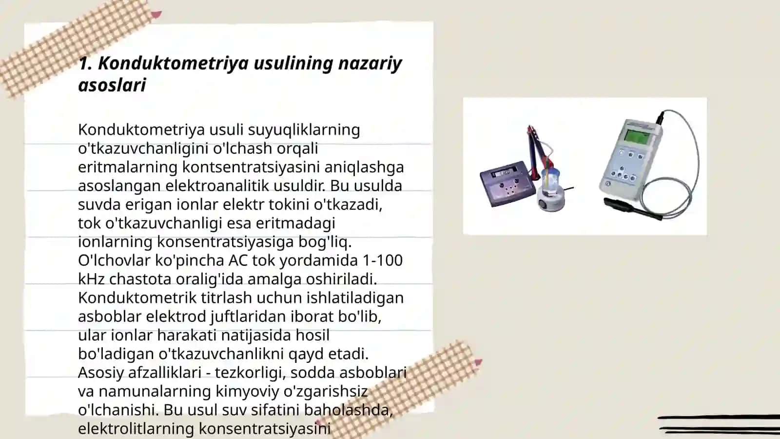 Dori vositalar tahlilida konduktometriya usulining qoʻllanilishi 3