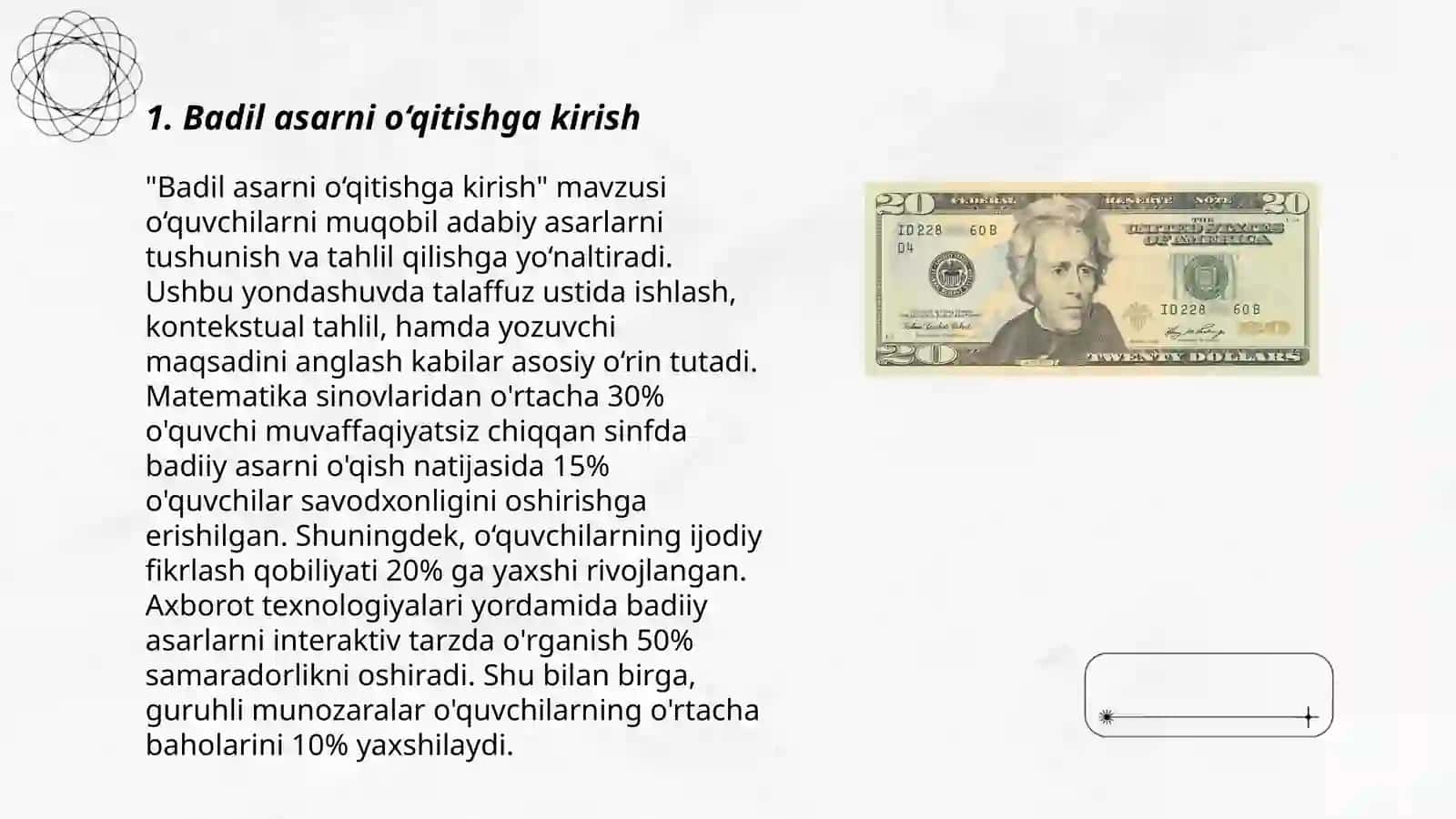 O'quchilarni o'zbek tilidagi badily asarni o'zlashtirishga tayyorlash metodikasi 3