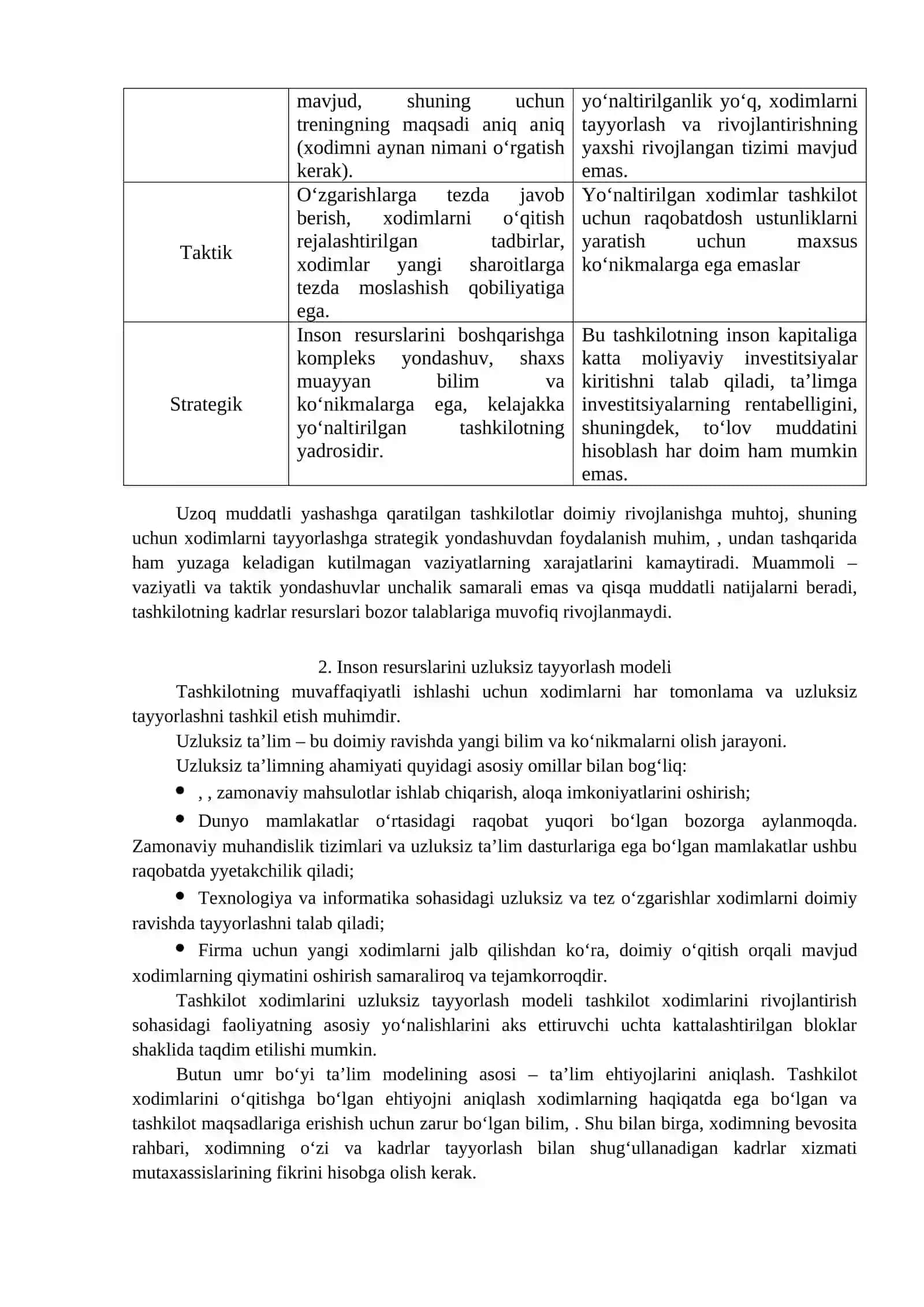 INSON RESURSLARINI OʻQITISH 3