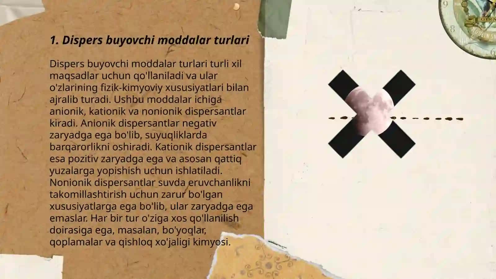 Dispers buyovchi moddalar bilan buyash 3