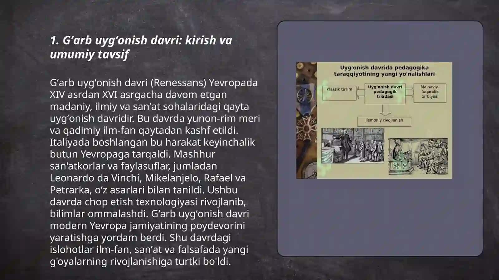 Gʻarb uygʻonish davrida pedagogik fani taraqqiyoti 3