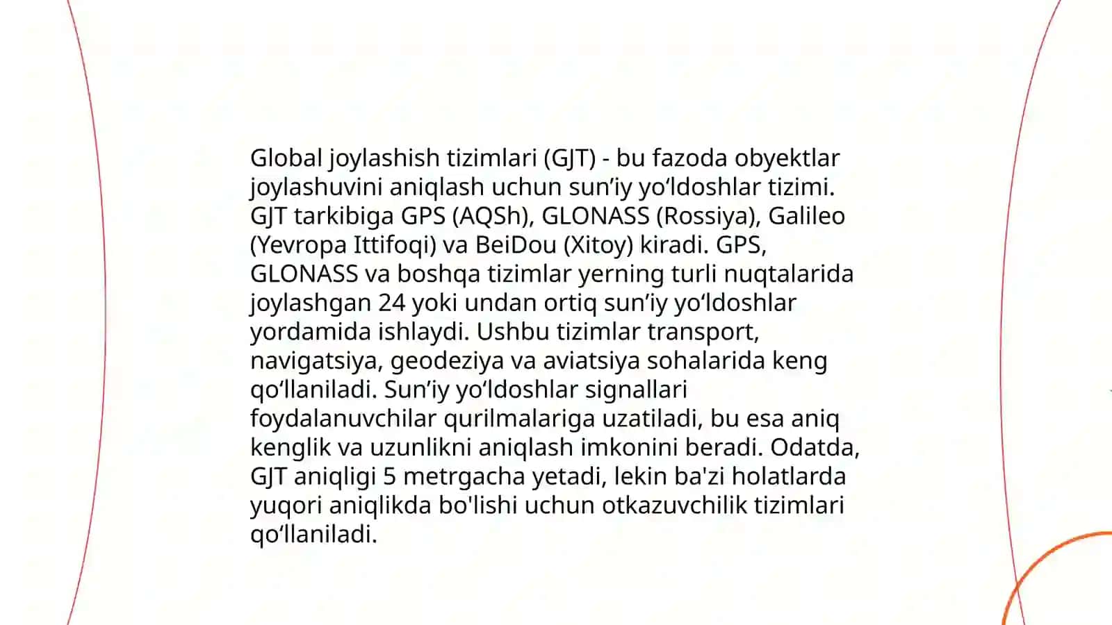 Global joylashish tizimlari va ularning turlari 3