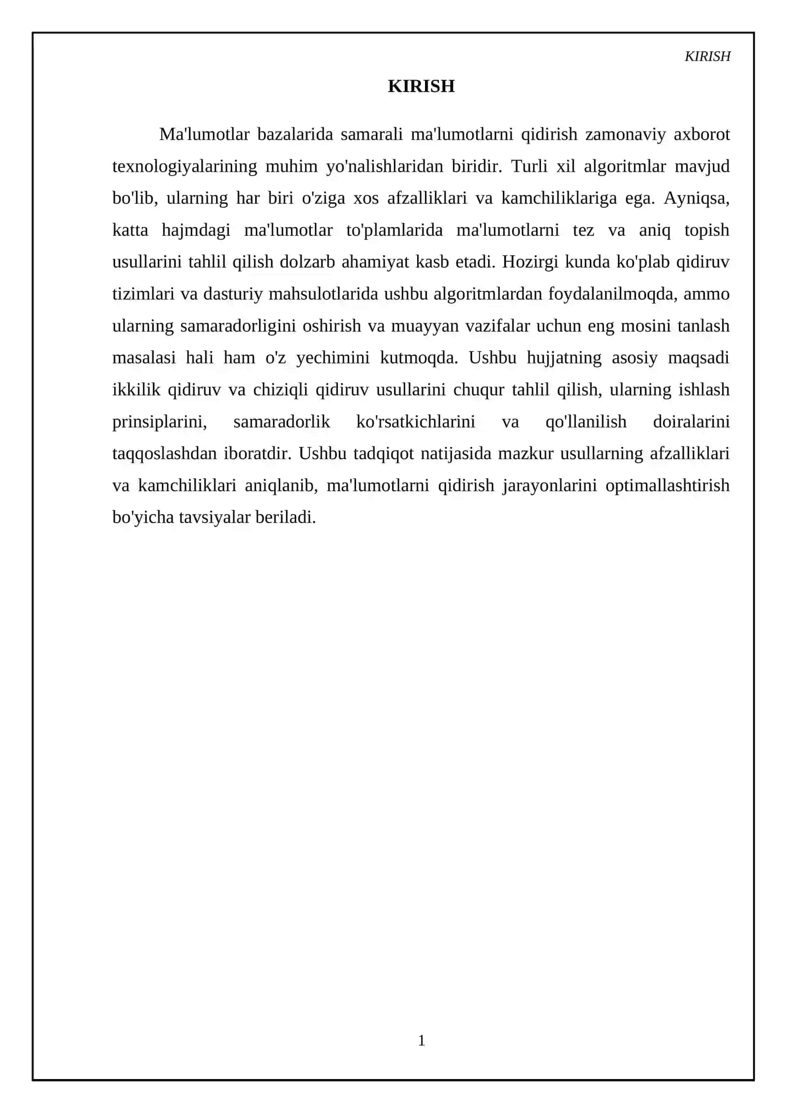 Ikkilik qidiruv va chiziqli qidiruv usullarini taqqoslash 3