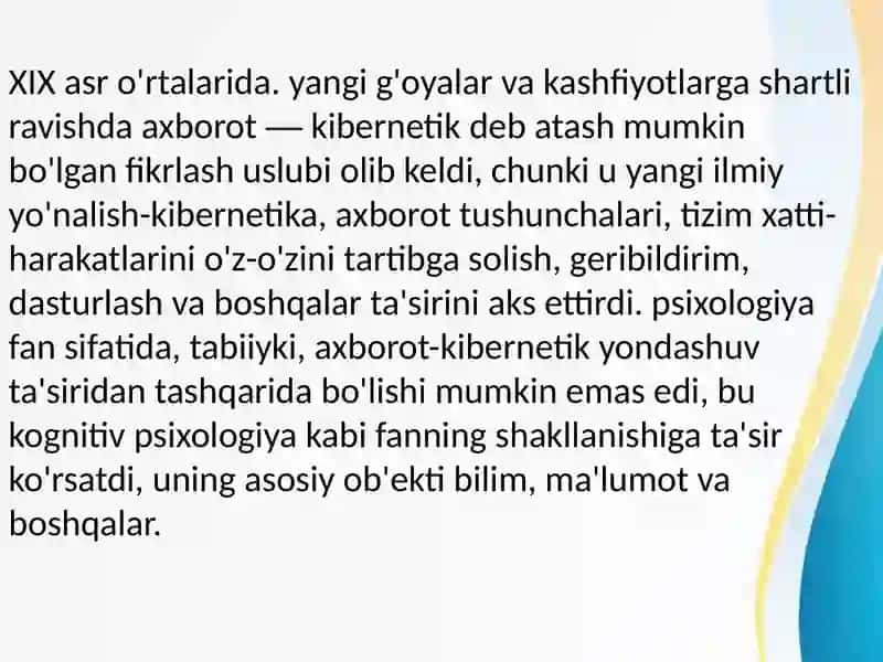 XIX asrning ikkinchi yarmi va XX asr boshlarida ta'lim pedagogik fikrlar 3