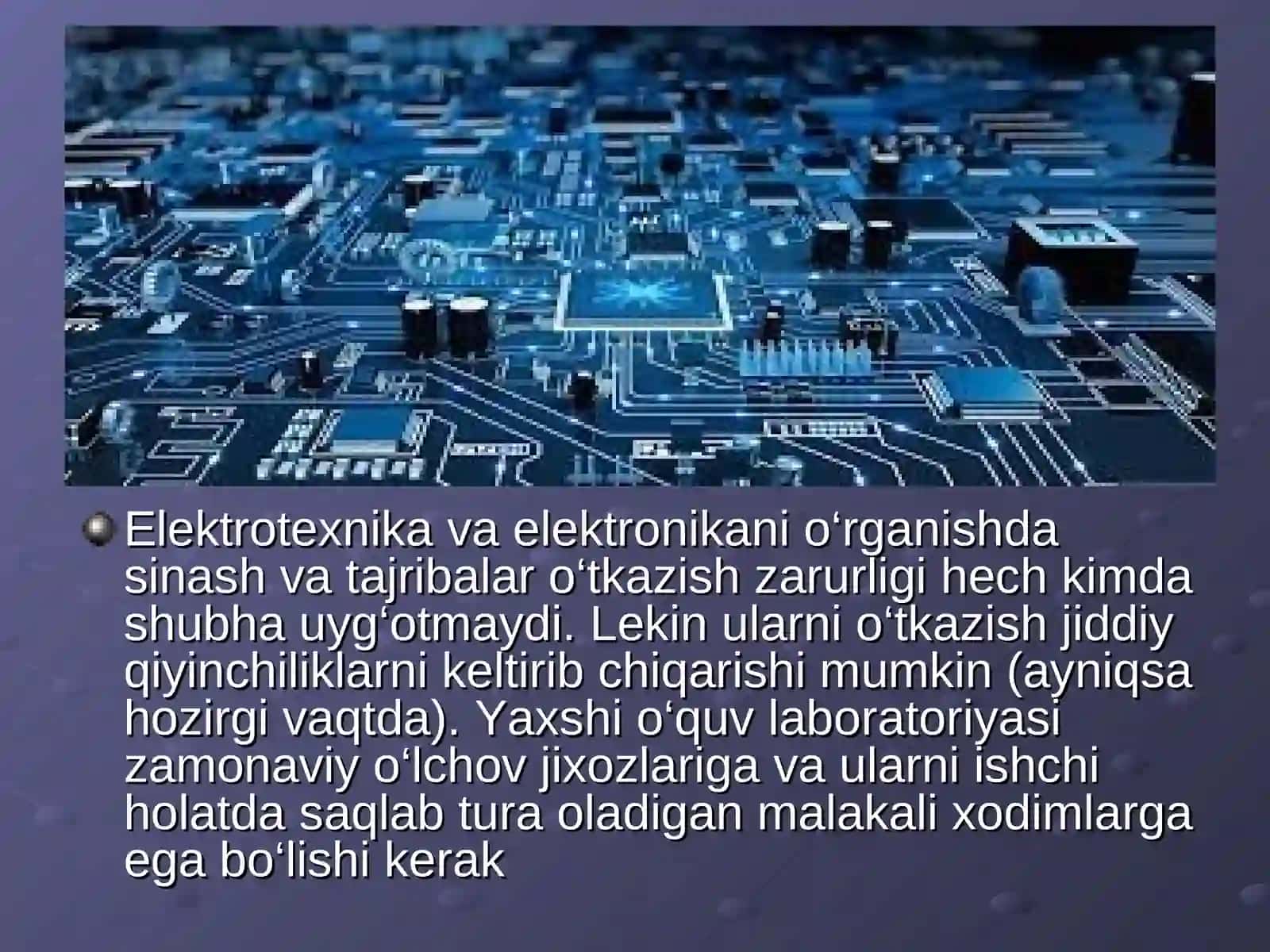ELEKTROTEXNIKA VA SXEMOTEXNIKA FANI 3