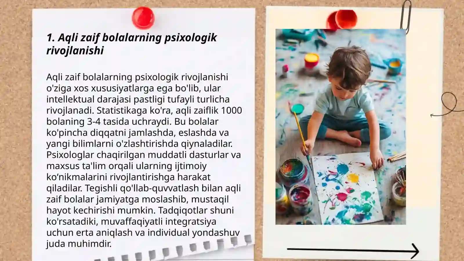 Maktabgacha yoshdagi aqli zaif bolalar rivojlanishining o‘ziga xos xususiyatlari 3
